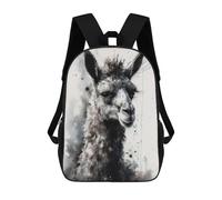 sinyumoney Impresión 3D Llama Beauty Watercolor Mochilas Escolares Para Niños Mochilas Para Libros De Gran Capacidad Mochila De Viaje Mochilas De Día 17inch