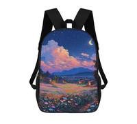 sinyumoney Impresión 3D Magical Night Sky with Stars Mochilas Escolares Para Niños De 17 Pulgadas, Mochilas Para Libros Para Niños, Mochila De Gran Capacidad, Mochila De Viaje, Mochilas De Uso Diario