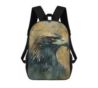 sinyumoney Impresión 3D Majestic Eagle Mochilas Escolares Para Niños Mochilas Para Libros De Gran Capacidad Mochila De Viaje Mochilas De Día 17inch