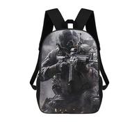 sinyumoney Impresión 3D Military Soldier Action Mochilas Escolares Para Niños Mochilas Para Libros De Gran Capacidad Mochila De Viaje Mochilas De Día 17inch