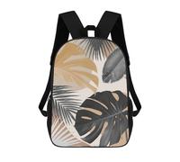 sinyumoney Impresión 3D Minimalist Floral 75 Mochilas Escolares Para Niños Mochilas Para Libros De Gran Capacidad Mochila De Viaje Mochilas De Día 17inch
