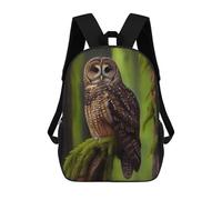sinyumoney Impresión 3D Northern Spotted Owl Mochilas Escolares Para Niños Mochilas Para Libros De Gran Capacidad Mochila De Viaje Mochilas De Día 17inch