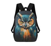 sinyumoney Impresión 3D Owl Painting Mochilas Escolares Para Niños Mochilas Para Libros De Gran Capacidad Mochila De Viaje Mochilas De Día 17inch
