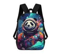 sinyumoney Impresión 3D Panda Astronaut Space Suit-1 Mochilas Escolares Para Niños De 17 Pulgadas, Mochilas Para Libros Para Niños, Mochila De Gran Capacidad, Mochila De Viaje, Mochilas De Uso Diario