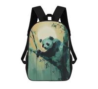 sinyumoney Impresión 3D Panda in The Bamboo Mochilas Escolares Para Niños Mochilas Para Libros De Gran Capacidad Mochila De Viaje Mochilas De Día 17inch