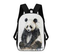 sinyumoney Impresión 3D Panda Watercolor Mochilas Escolares Para Niños Mochilas Para Libros De Gran Capacidad Mochila De Viaje Mochilas De Día 17inch