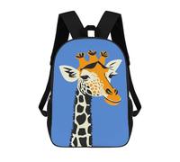 sinyumoney Impresión 3D Proud Cute Giraffe Mochilas Escolares Para Niños De 17 Pulgadas, Mochilas Para Libros Para Niños, Mochila De Gran Capacidad, Mochila De Viaje, Mochilas De Uso Diario