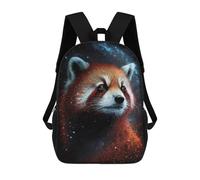 sinyumoney Impresión 3D Red Panda in Space -6 Mochilas Escolares Para Niños De 17 Pulgadas, Mochilas Para Libros Para Niños, Mochila De Gran Capacidad, Mochila De Viaje, Mochilas De Uso Diario