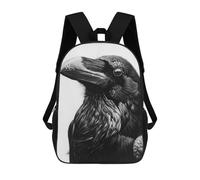 sinyumoney Impresión 3D Regal Raven Mochilas Escolares Para Niños Mochilas Para Libros De Gran Capacidad Mochila De Viaje Mochilas De Día 17inch