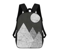 sinyumoney Impresión 3D Simple Landscape V Mochilas Escolares Para Niños Mochilas Para Libros De Gran Capacidad Mochila De Viaje Mochilas De Día 17inch