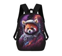 sinyumoney Impresión 3D Space Red Panda Adventure -1 Mochilas Escolares Para Niños De 17 Pulgadas, Mochilas Para Libros Para Niños, Mochila De Gran Capacidad, Mochila De Viaje, Mochilas De Uso Diario