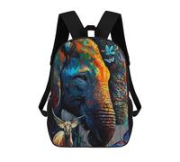 Sinyumoney Impresión 3D Tiger Bold And Majestic Mochilas escolares para niños, mochilas para niños, mochila grande de viaje, mochilas de día, Vida silvestre, 17"