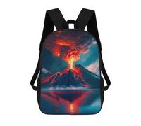 sinyumoney Impresión 3D Volcano Eruption Reflection Mochilas Escolares Para Niños Mochilas Para Libros De Gran Capacidad Mochila De Viaje Mochilas De Día 17inch