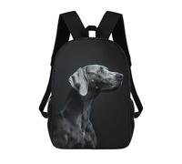 sinyumoney Impresión 3D Weimaraner Portrait Mochilas Escolares Para Niños De 17 Pulgadas, Mochilas Para Libros Para Niños, Mochila De Gran Capacidad, Mochila De Viaje, Mochilas De Uso Diario