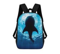 sinyumoney Impresión 3D Whale Shark Ocean Mochilas Escolares Para Niños Mochilas Para Libros De Gran Capacidad Mochila De Viaje Mochilas De Día 17inch