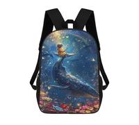 sinyumoney Impresión 3D Whale Tail Fantasy Adventure Mochilas Escolares Para Niños De 17 Pulgadas, Mochilas Para Libros Para Niños, Mochila De Gran Capacidad, Mochila De Viaje, Mochilas De Uso Diario