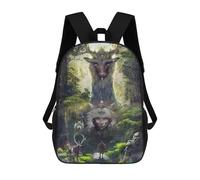 sinyumoney In The Forest of The Gods Mochila Escolar Mochila De Papelería De Moda Mochila Impermeable Mochilas Informales Para El Día A Día - Perfecta Para Viajes, Trabajo Y Uso Diario 17inch