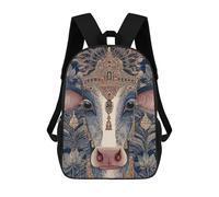 sinyumoney Indian Elephant Artwork Mochila Escolar, De Negocios, Para Portátil, Unisex, Informal, Para Adolescentes, Chicas, Chicos, Mujeres Y Hombres 17inch