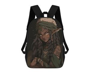 sinyumoney Indigenous Druid Girl Mochila Escolar, Mochila De Viaje, Mochila Universitaria, Mochilas Para El Campus, Viajes Al Aire Libre, Deportes 17inch