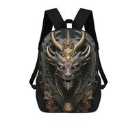 sinyumoney Infernal Regal Dragon Mochila Escolar Para Secundaria Y Preparatoria. Mochila Informal Para Hombres, Mujeres Y Adolescentes. 17inch