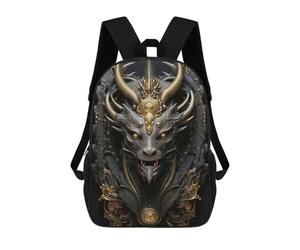 sinyumoney Infernal Regal Dragon Mochila Escolar Para Secundaria Y Preparatoria. Mochila Informal Para Hombres, Mujeres Y Adolescentes. 17inch