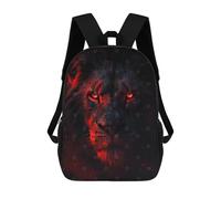 sinyumoney Inferno Eyes of The Lion Mochila Infantil Para Niñas Y Niños, Mochila De Día, Escuela Primaria, Perfecta Para La Vuelta Al Cole O Educación Física, Regalos Y Viajes 17inch