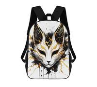 sinyumoney Ink Kitsune Mask Mochilas Escolares Para El Trabajo, Negocios, Universidad, Escuela Para Adolescentes, Chicas, Chicos, Mujeres Y Hombres 17inch