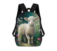 sinyumoney Innocent Little Lamb Mochila Escolar Para El Trabajo, Negocios, Universidad Y Escuela Para Niñas Y Adolescentes 17inch
