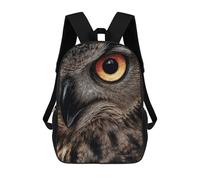 sinyumoney Intense Owl Eye Close-Up Mochila Escolar De Moda, Mochila De Papelería Impermeable, Mochilas Informales Para Adolescentes, Niños, Mujeres Y Hombres 17inch
