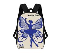 sinyumoney International Ballet Festival XX Anniversary Miami Mochila De Viaje Resistente Al Agua, Mochila Para Computadora Portátil Para Campus, Viajes Al Aire Libre Y Deportes 17inch