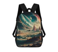 sinyumoney Interstellar Horizons Mochila Escolar/de Trabajo/para Portátil Para Hombres, Mujeres Y Adolescentes 17inch