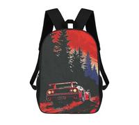 sinyumoney Into The Wild Mochilas De Moda Impresas En 3D 17inch Mochila Escolar Informal Para Niños De Primaria Y Secundaria