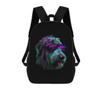 sinyumoney Irish Wolfhound Mochila De Peluche Con Dibujos Animados, Mochila 3D Para Niños, Bolsa Escolar, Idea De Regalo De Cumpleaños Para Niños Y Niñas 17inch