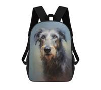 sinyumoney Irish Wolfhound Mochila Escolar Impresa En 3D Para Niños Y Niñas, Mochila Para Portátil Para Niños/estudiantes/adultos 17inch
