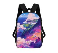 sinyumoney Island Beyond The Clouds Mochilas Informales Para Niños, Mochila Escolar Para Adolescentes, Niñas Y Niños, Mochilas Para Libros 17inch