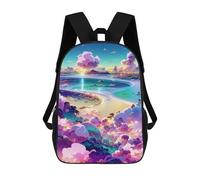 sinyumoney Island of Dreams -5 Mochila Escolar De Moda Para Estudiantes, Adecuada Para Niños Y Niñas, Mochila Informal Para Viajes Al Aire Libre, Esencial Para El Día A Día 17inch