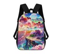 sinyumoney Island of Dreams -7 Mochila Escolar Mochila Informal Para El Día A Día Mochila Escolar Para El Trabajo Y Viajes Al Campus Viajes Al Aire Libre Deportes 17inch