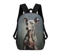 sinyumoney Italian Greyhound Mochila Escolar Impresa En 3D Para Niños 17inch Mochilas Para Niños Y Niñas, Mochilas Escolares Para Niños, Mochilas De Viaje