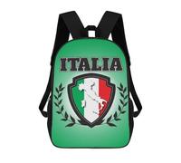 sinyumoney Italy Flag Mochilas Informales Para Niños, Mochila Escolar Para Adolescentes, Niñas Y Niños, Mochilas Para Libros 17inch