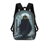 sinyumoney Jack O Lantern Halloween Ghost Mochila Escolar Impresa En 3D Para Niños, Mochila Escolar Informal De Moda Para Viajes Para Niños Y Estudiantes 17inch