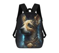 sinyumoney Jack Russell Terrier Dog Mochila Infantil, Mochila Escolar Para Niños, Mochila Escolar Infantil Con Estampado 3D De Dibujos Animados, Mochila De Gran Capacidad Para Niños Y Niñas 17inch