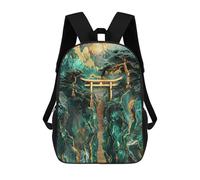 sinyumoney Jade Mountain Torii Path Mochilas Para Niños Y Estudiantes, Mochilas Escolares Impresas En 3D, Mochilas Para Estudiantes De Primaria Y Secundaria, Mochilas Para Niños Y Niñas 17inch
