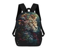 sinyumoney Jaguar in The Enchanted Forest Mochilas Infantiles Impresas En 3D, Mochilas De Moda Informales, Mochilas De Viaje Bonitas, Mochilas Informales Para Exteriores Para Niños Y Niñas 17inch