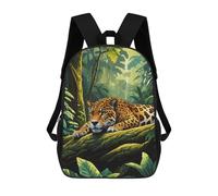 sinyumoney Jaguar in The Jungle Mochila Escolar Resistente Al Agua, Mochila De Viaje, Bolsa Para Computadora Para La Escuela/trabajo/viajes 17inch