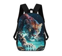 sinyumoney Jaguar in Water Mochila Escolar Infantil Impresa En 3D Para Niños, Mochilas De Viaje, Bolsas Para Libros, Mochila Escolar Infantil 17inch