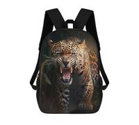 sinyumoney Jaguar Roaring in The Wild Mochila, Mochila Infantil, Mochila Escolar Para Estudiantes, Mochila Para Libros, Mochila Escolar Impresa En 3D Para Niños Y Niñas 17inch