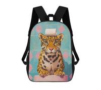 sinyumoney Jaguar with Toilet Paper Mochila Escolar Infantil Impresa En 3D Para Niños, Mochila De Viaje De Alta Capacidad, Bolsas Para Libros, Mochila Escolar Infantil 17inch