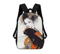 sinyumoney Japan Geisha Mochila Escolar, Mochila De Viaje Para La Universidad, Mochilas Para Acampar, Aventuras Al Aire Libre Y Viajes Diarios 17inch