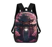 sinyumoney Japan Landscape Mochila Escolar Mochilas Escolares Para Niñas Y Niños Mochila Con Bolsillo Mochila Escolar De Moda Para Niños 17inch