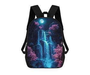 sinyumoney Japan Neon Cherry Blossom Mochila Escolar Impresa En 3D Para Niños Y Niñas, Mochila Para Portátil Para Niños/estudiantes/adultos 17inch